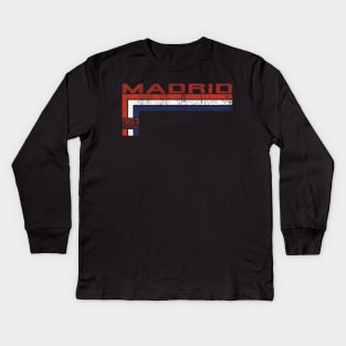 Football Is Everything -Atlético Madrid 80s Ultras Kids Long Sleeve T-Shirt